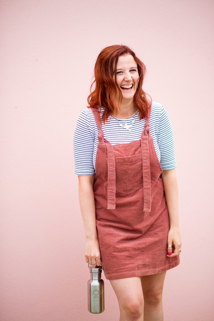 Cathy aka Cornish Food Baby feeling a little awkward at being on this side of the camera!